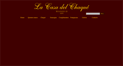 Desktop Screenshot of lacasadelchaque.com